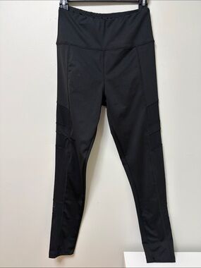 Sam Edelman Black Workout Tights with Side Pockets Size‎ Medium